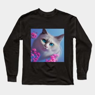 Blue-Eyed Beauty Long Sleeve T-Shirt